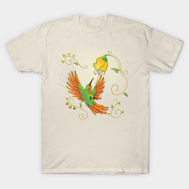 Hummingbird T-Shirt by LocalCryptid